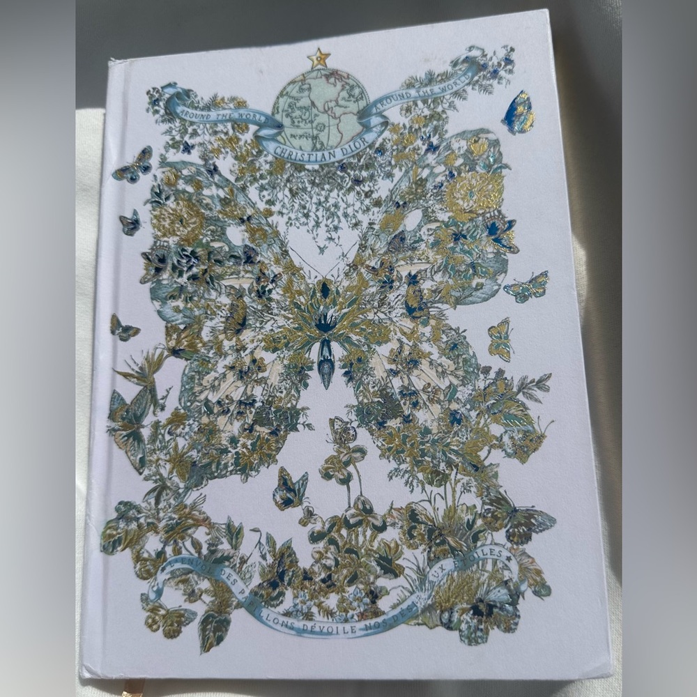 Christian Dior Floral Butterfly Notebook